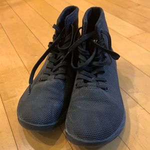 NoBull Project high-too black canvas trainer. 8.5